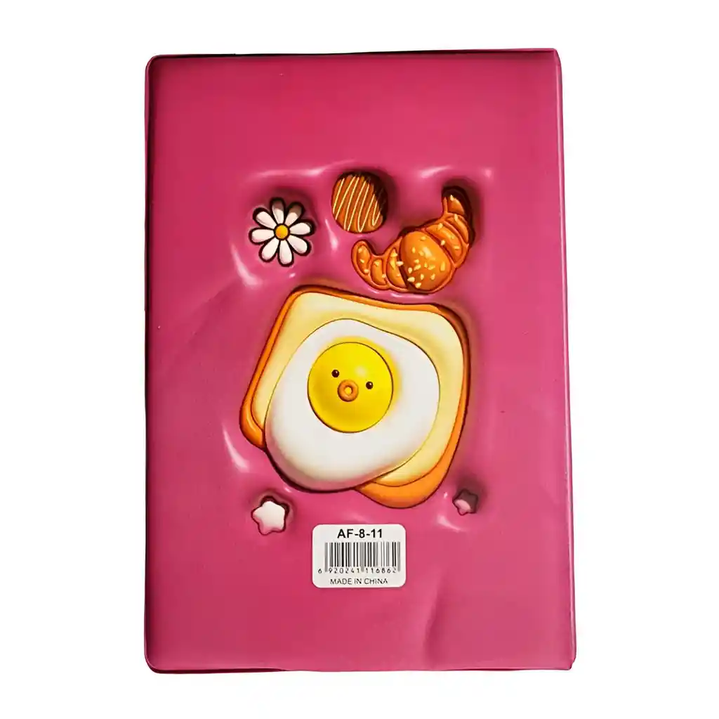 Agenda Anime Comida Rapida Diario Portable Multicolor Unisex