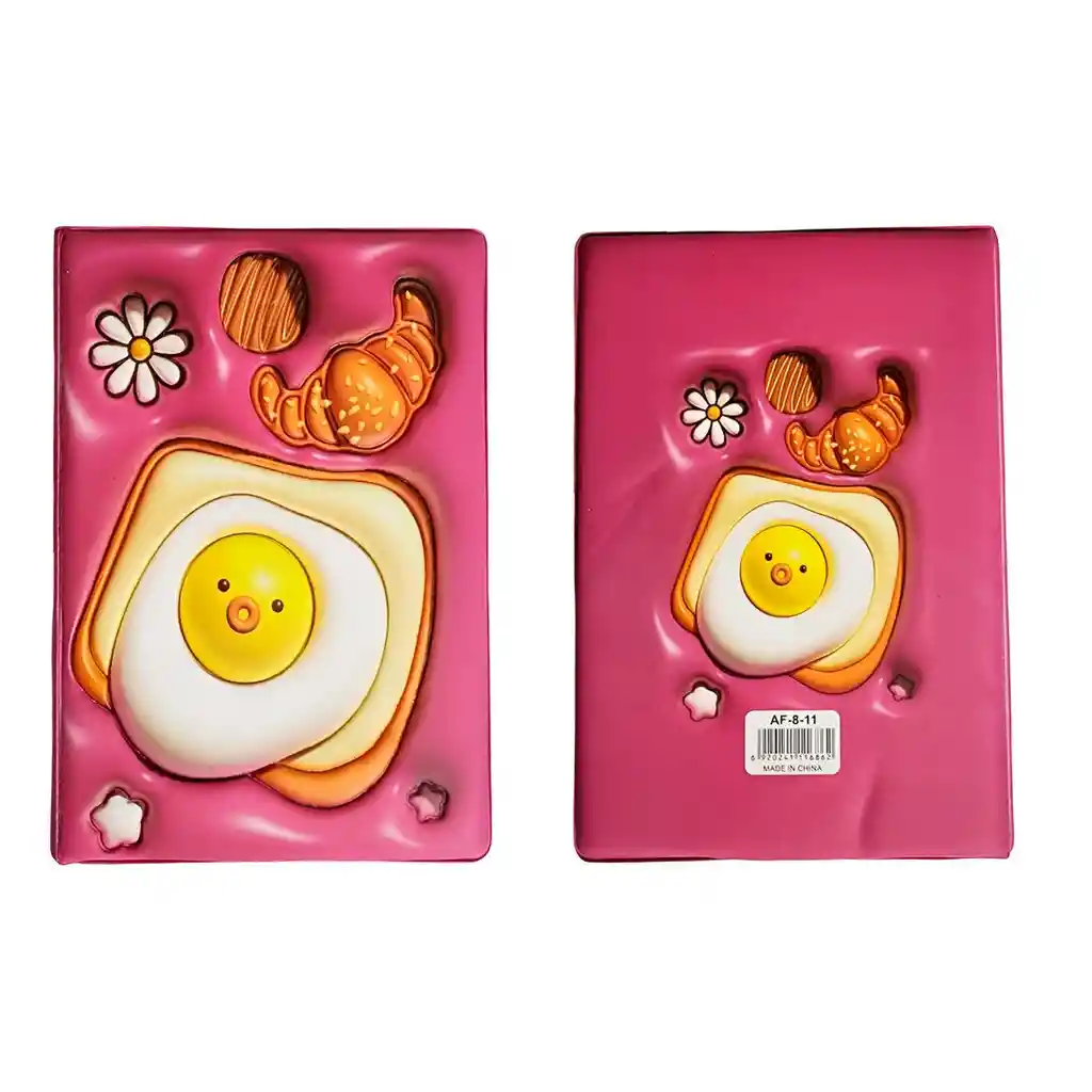 Agenda Anime Comida Rapida Diario Portable Multicolor Unisex