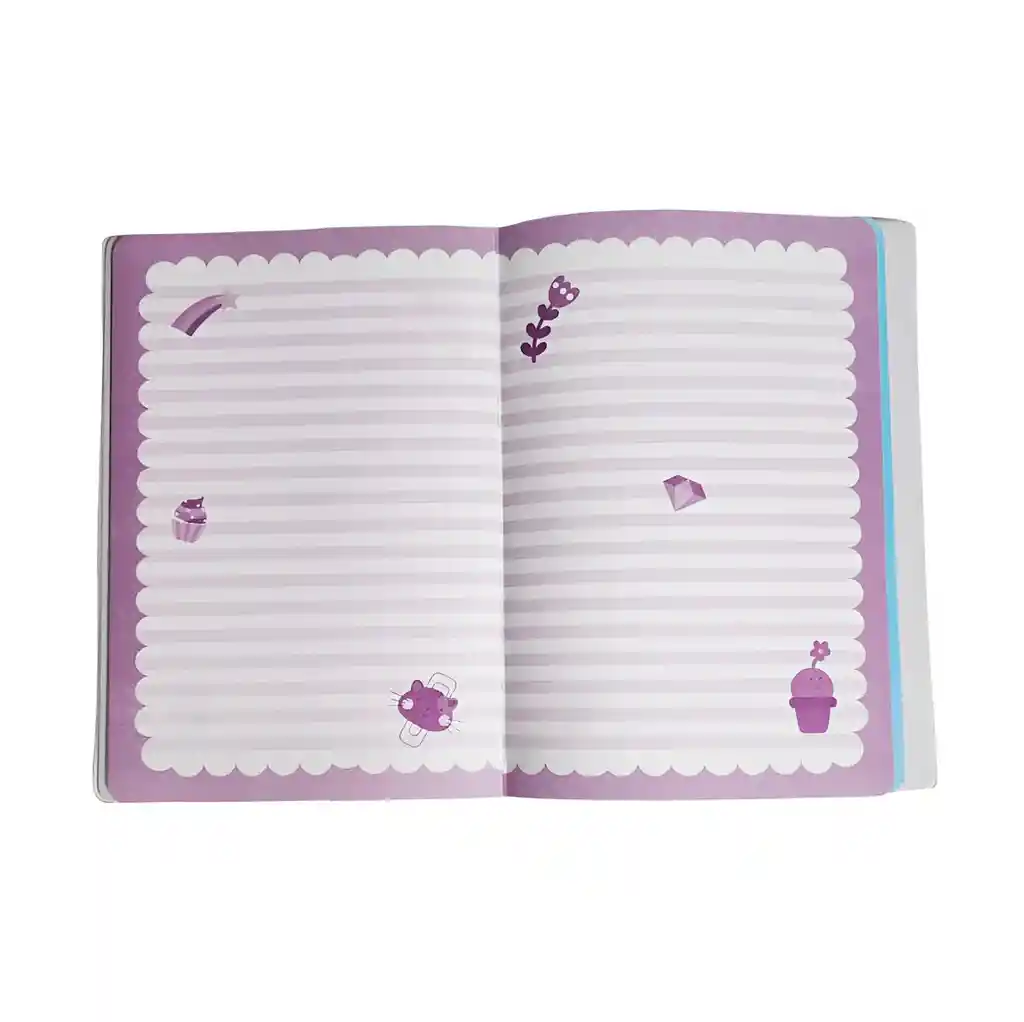 Agenda Anime Comida Rapida Diario Portable Multicolor Unisex