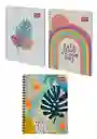 Cuaderno Argollado 80 Hojas Rayado Scribe Diseños Surtidos