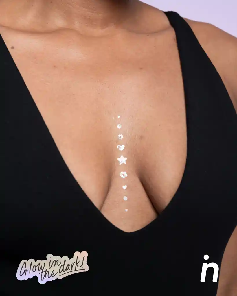 Kit X3 Calcomanías Que Brillan En La Oscuridad Para Rostro Y Cuerpo, Glow Getter – Nipskin®
