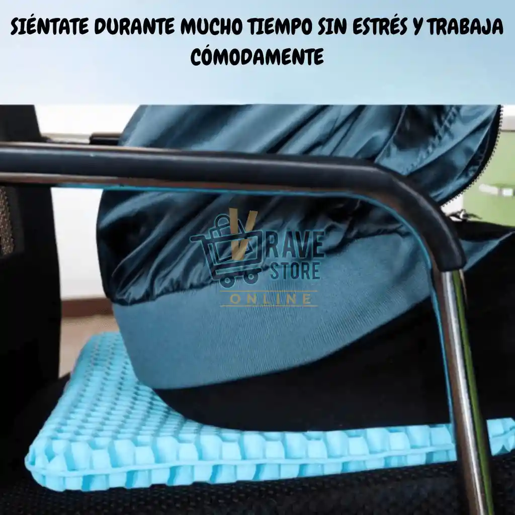 Cojín De Silicona Gel Flexible Y Obsequio Funda Protectora