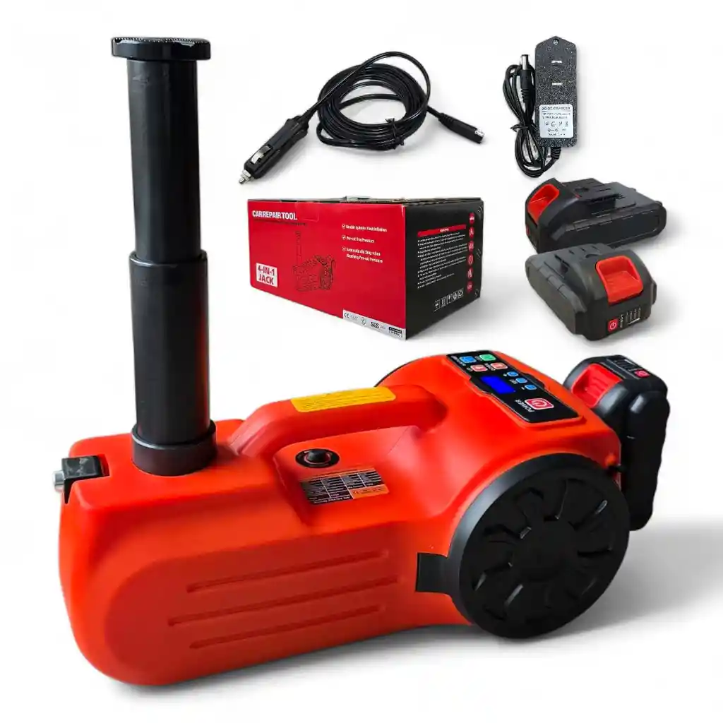 Gato Electrico Para Automovil 5 Toneladas 12v Panel Digital