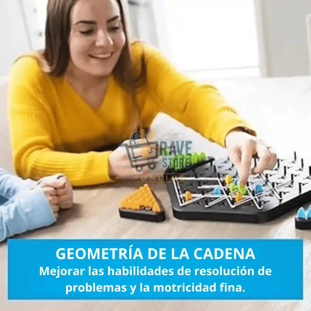 Juego De Mesa Ajedrez Triangular Triggle Cadena Familiar