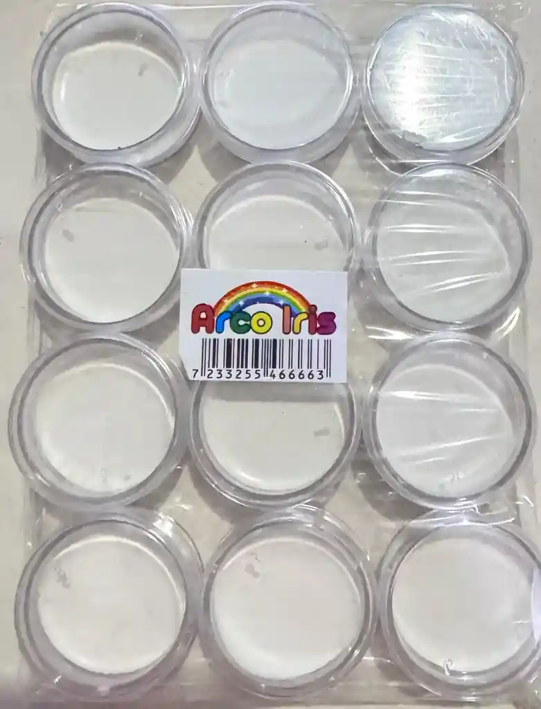 Pintucarita Colores Blanca X 12