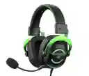 Diademas Auricular Gamer Havit H2002d Color Verde