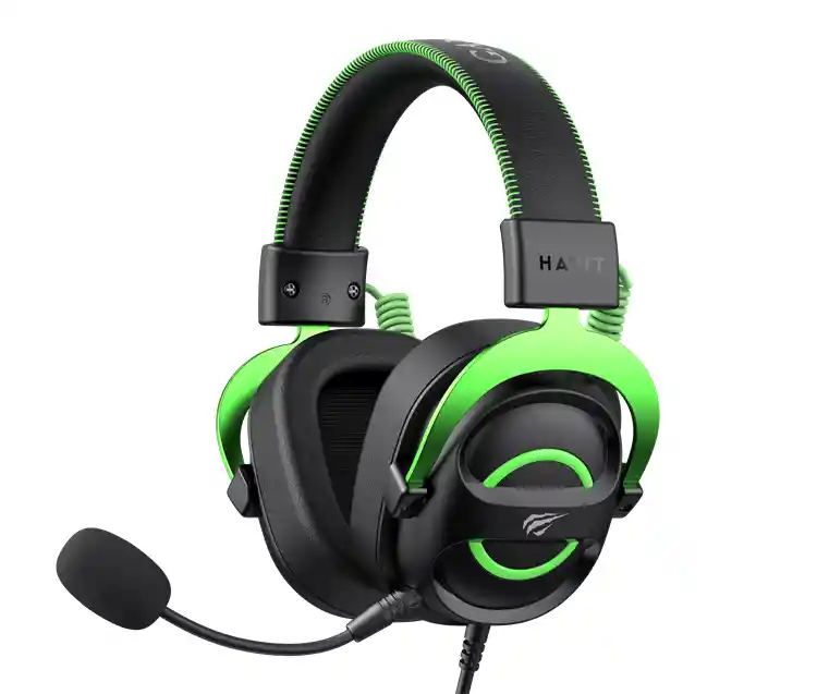 Diademas Auricular Gamer Havit H2002d Color Verde