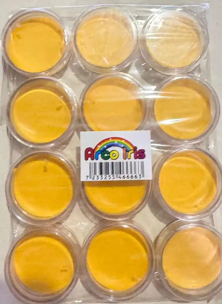 Pintucarita Colores Amarillo X 12