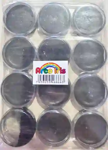 Pintucarita Colores Negro X 12