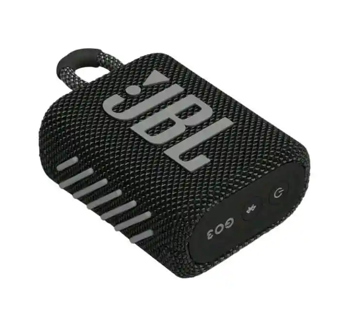 Parlante Jbl Go3 Potencia Compacta Y Resistente Original (negro)