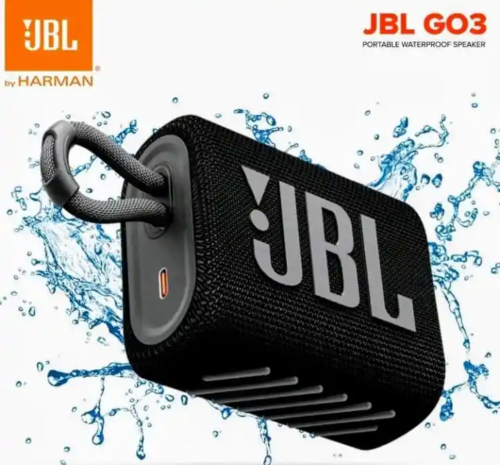 Parlante Jbl Go3 Potencia Compacta Y Resistente Original (negro)