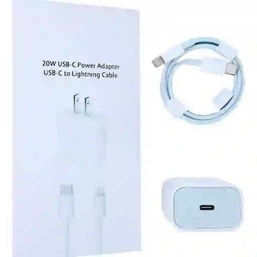 Cargador Iphone 20w Carga Rapida