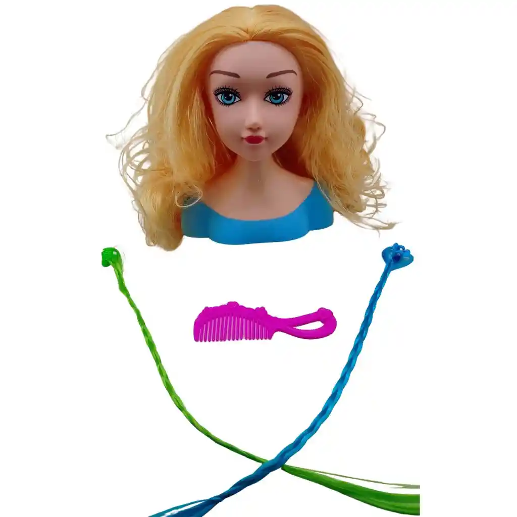 Cabeza De Muñeca Stylist Para Peinar Y Maquillar Niñas