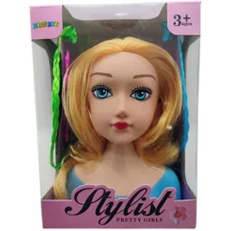 Cabeza De Muñeca Stylist Para Peinar Y Maquillar Niñas