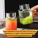 Vaso Con Pitillo En Vidrio
