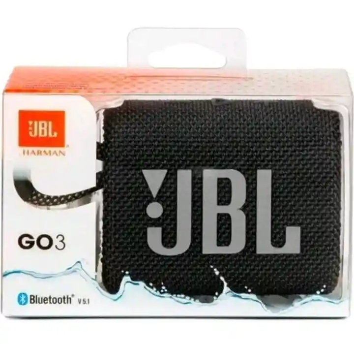 Parlante Jbl Go3 Potencia Compacta Y Resistente Original (negro)