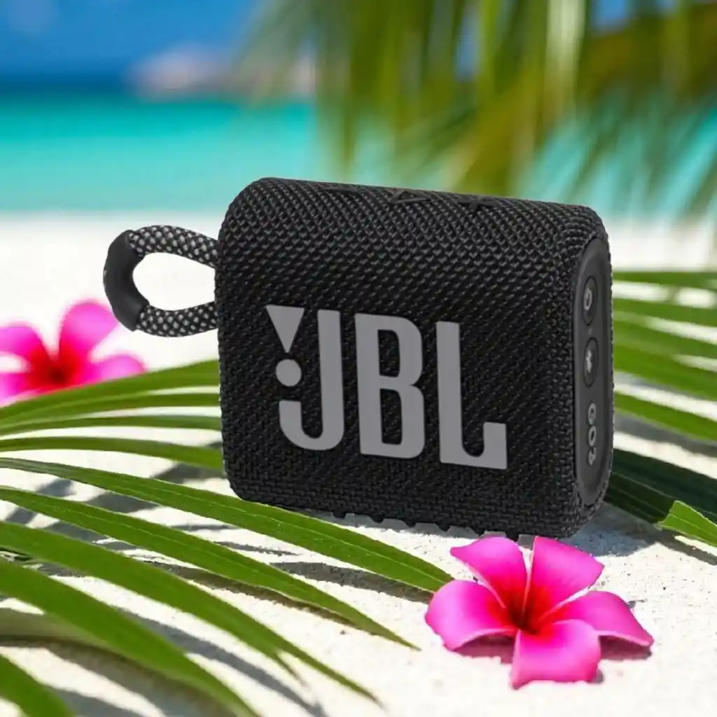 Parlante Jbl Go3 Potencia Compacta Y Resistente Original (negro)