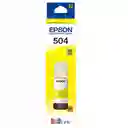 Botella Original De Tinta Epson 504 Amarillo 70 Ml