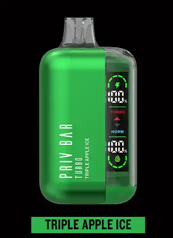 Priv Bar 15000 Puff Sabor Triple Apple Ice