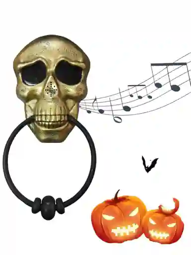 Timbre De Calavera Con Sonido Para Halloween