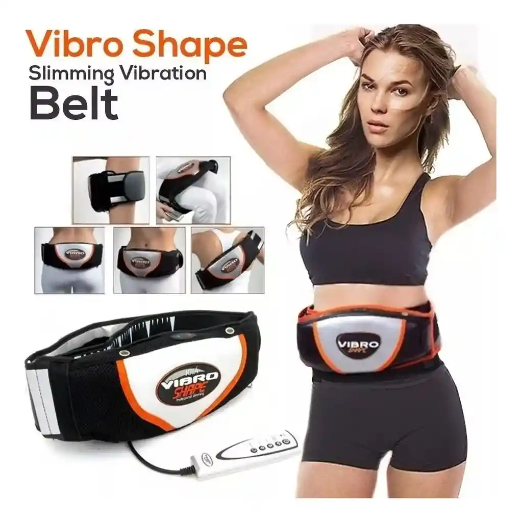 Cinturón Reductor Vibro Shape – Masaje Térmico Y Vibración Muscular 🔥