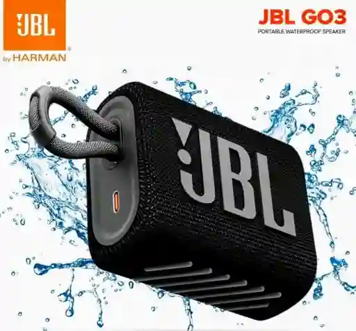 Parlante Jbl Go3 Potencia Compacta Y Resistente Original (negro)