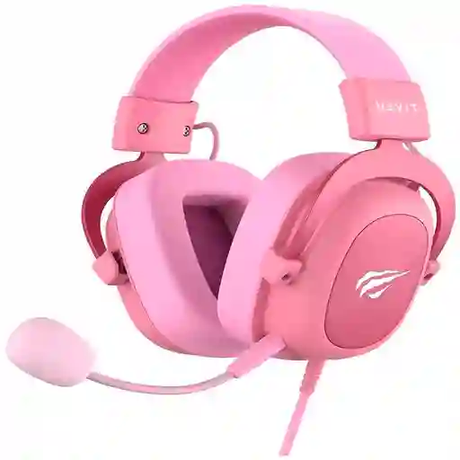 Diadema Gamer Havit H2002d Rosado 35mm