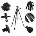 Trípode Soporte Cámara Y Celular Negro 3366
