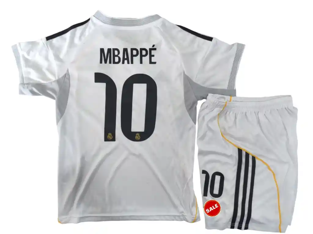 Uniforme Real Madrid Mbappe 10 Niño Talla 16