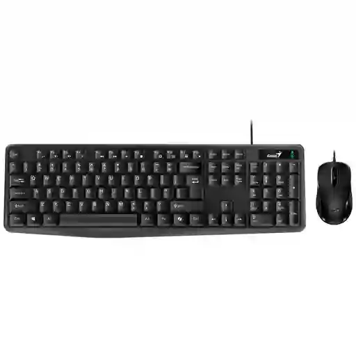 Kit Combo Teclado Y Mouse Genius Km170 Color Negro