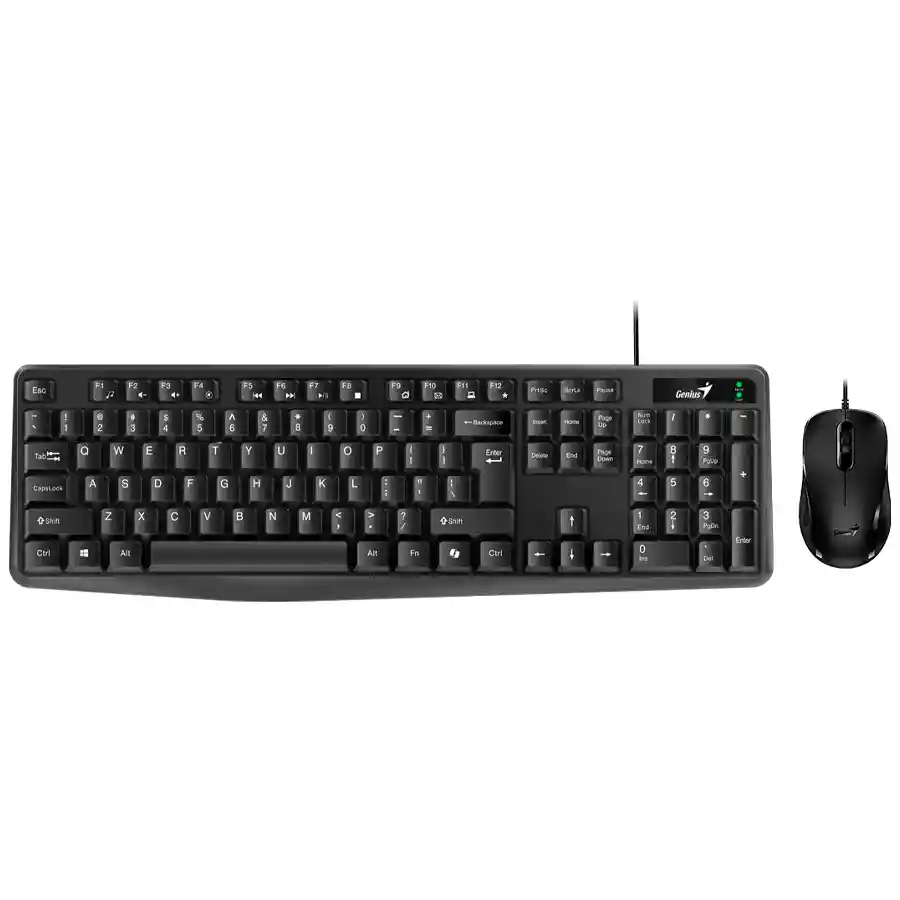Kit Combo Teclado Y Mouse Genius Km170 Color Negro