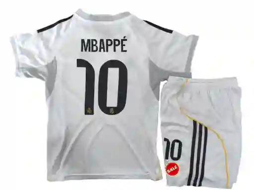 Uniforme Real Madrid Mbappe 10 Niño Talla 14