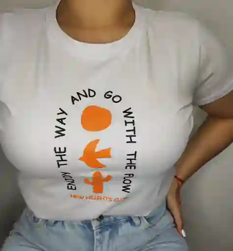Camiseta Basica Para Dama