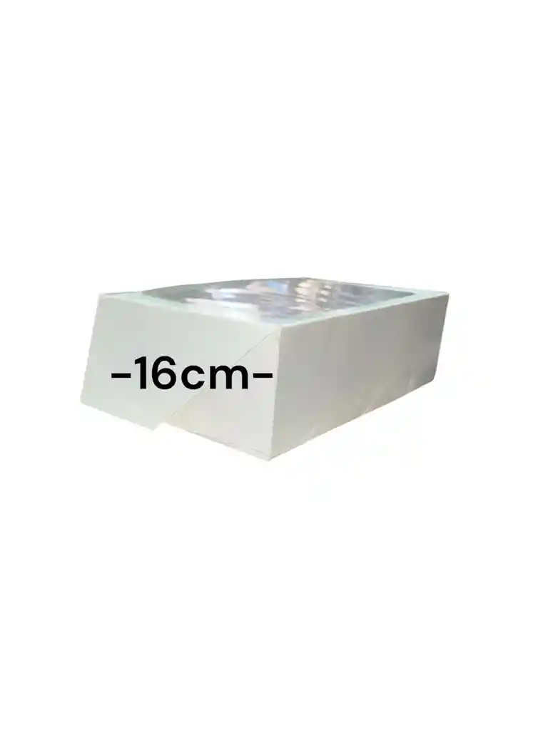 Caja En Carton Cartulina Con Ventana 25x16x8cm Plegable