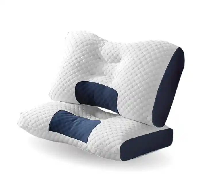 4 Almohadas Semi Ortopédicas Alto Confort Home Cervical Antiácaros