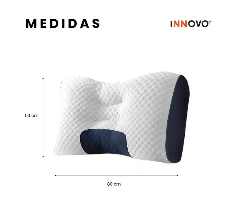 4 Almohadas Semi Ortopédicas Alto Confort Home Cervical Antiácaros