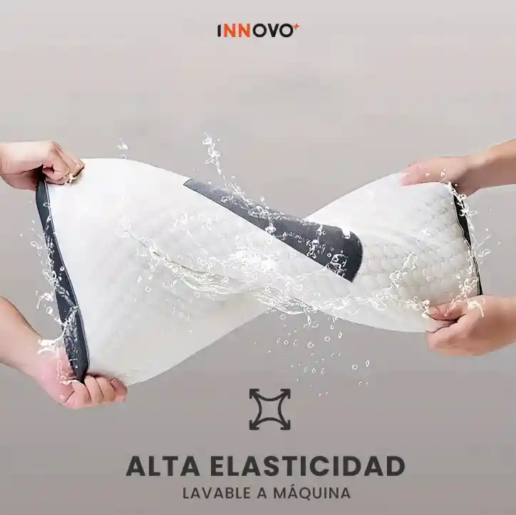 4 Almohadas Semi Ortopédicas Alto Confort Home Cervical Antiácaros