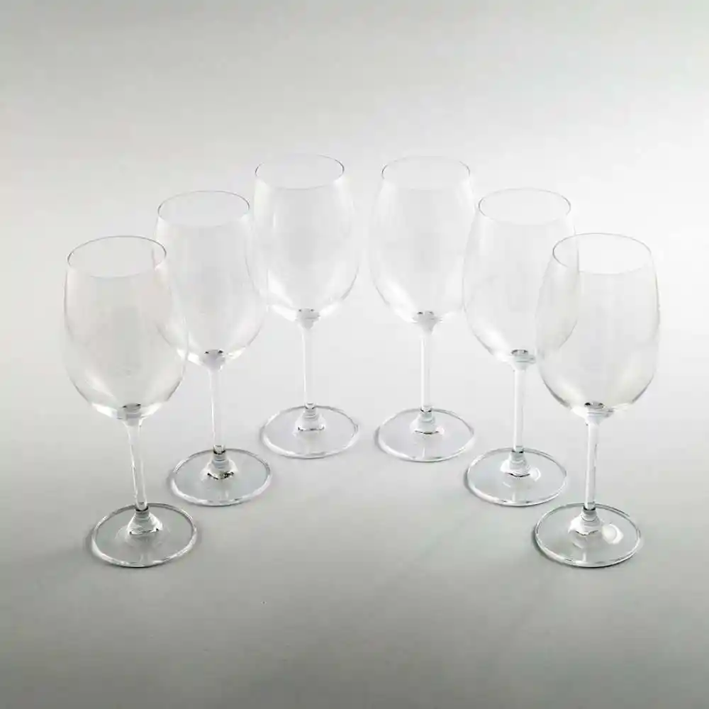 Copas Bohemia Setx6 480ml Gastro Vino Blanco En Cristal