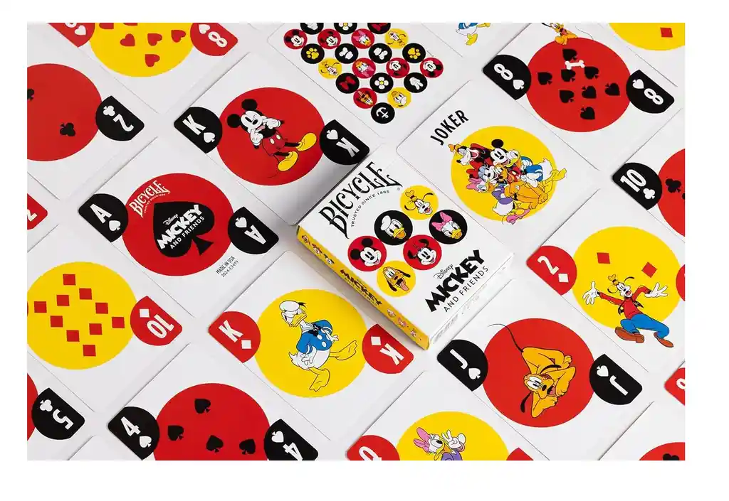Juego De Cartas Coleccionable Póker Mickey Para Adultos