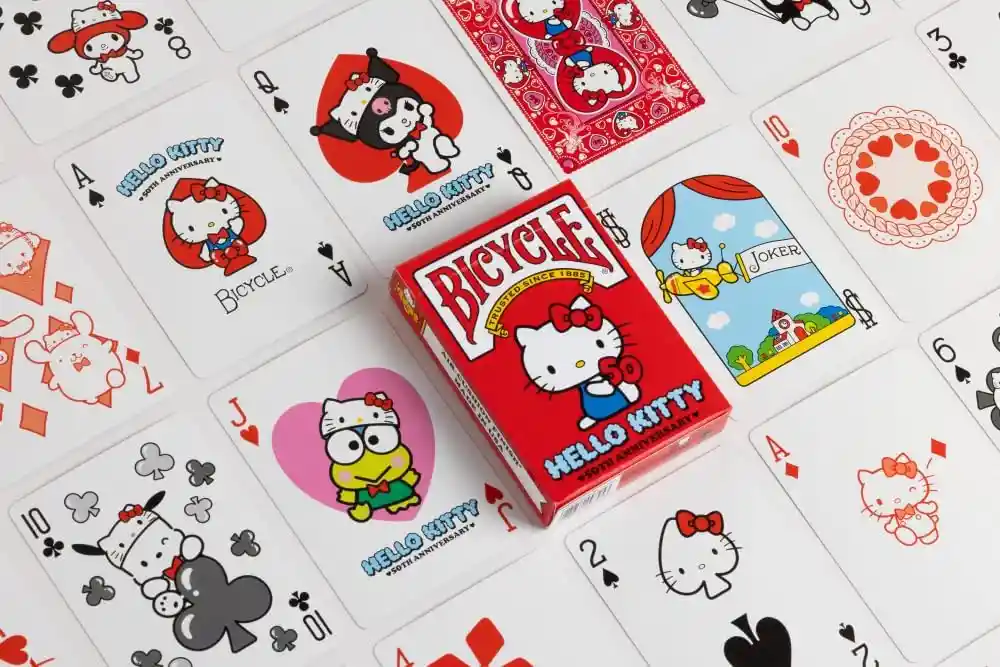 Juego De Cartas Coleccionable Póker Hello Kitty Adultos