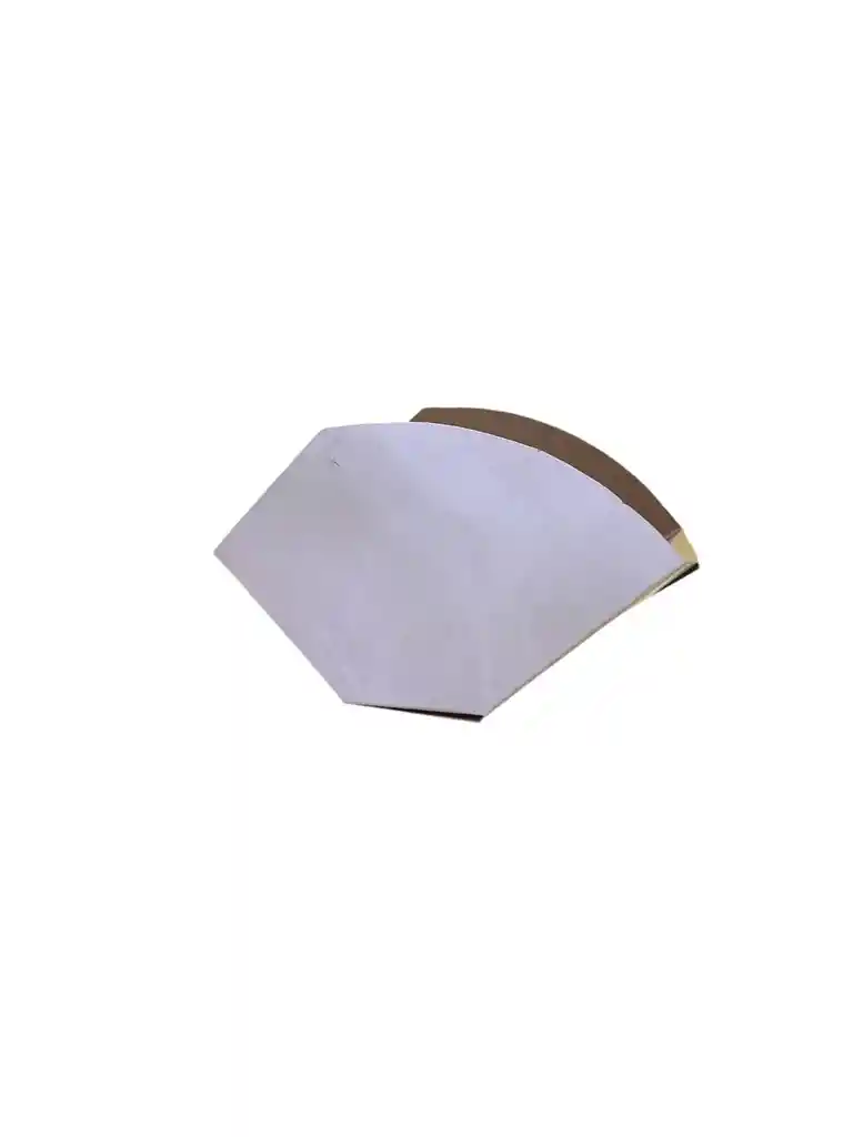 Porta Hamburguesa Blanco En Carton Cartulina X100unds
