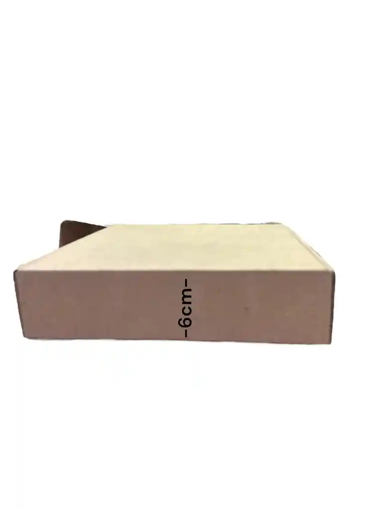 Caja En Carton Microcorrugado 24x24x6cm Plegable
