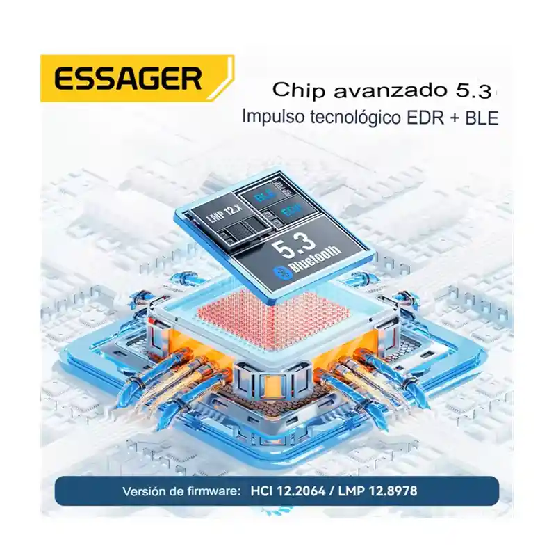 Adaptador Bluetooth Usb Essager 5.3 - Plug & Play Windows