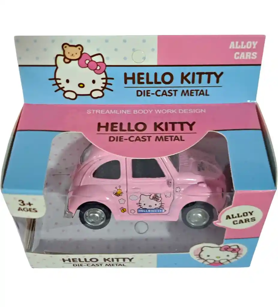 Carro Articulado Hello Kitty Metálico Edición Especial 8cm