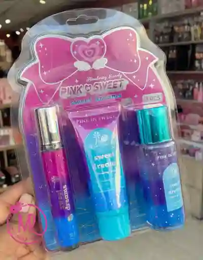 Kit Regalo Splash+ Crema+ Perfume Para Dama