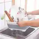 Escurridor De Platos Plegable De Plástico Practico Portátil