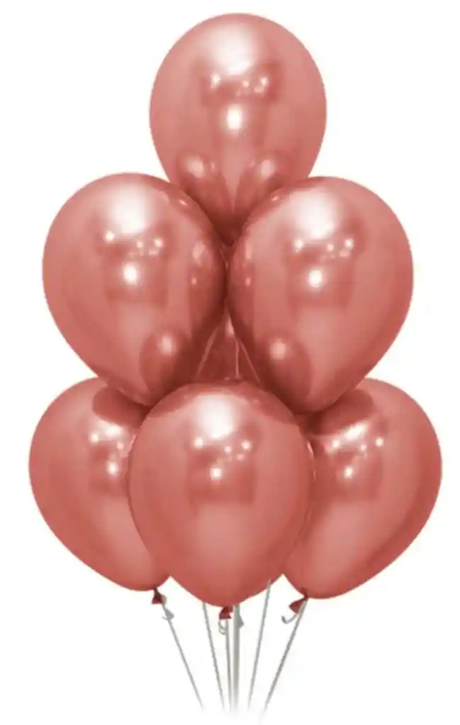 Bombas O Globos R-9 Rosada Satinada Rumatex X12 Unidades