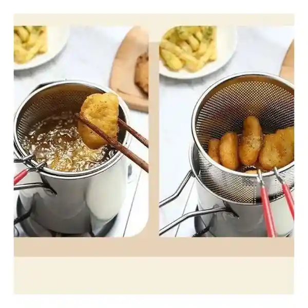 Freidora Extraíble Con Cesta.
