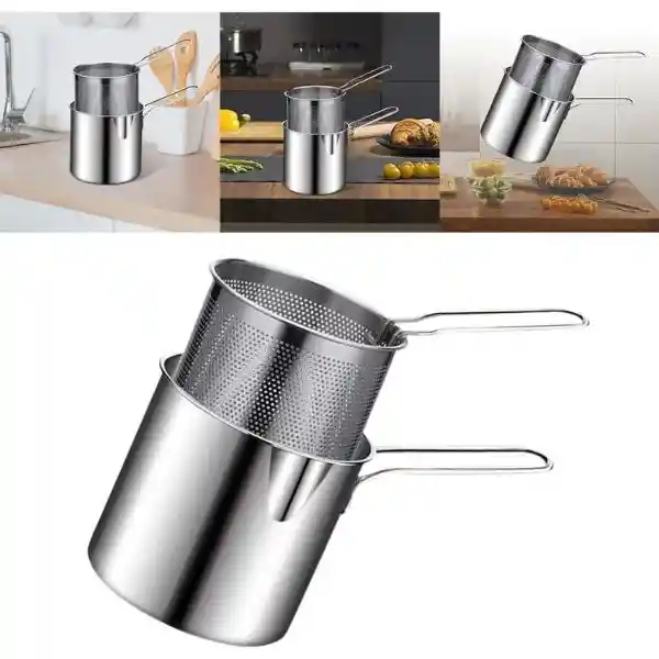 Freidora Extraíble Con Cesta.
