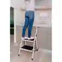 Escalera Plegable 2 Pasos Acero Capacidad 150kg